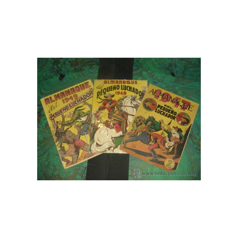 EL PEQUEÑO LUCHADOR (VALENCIANA). ¡¡ LOS 3 PRIMEROS ALMANAQUES !